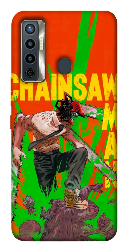 Чехол Chainsaw man для TECNO Camon 17