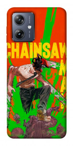 Чехол Chainsaw man для Motorola Moto G54