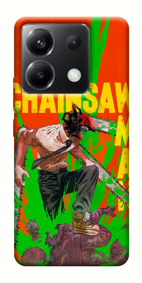 Чехол Chainsaw man для Xiaomi Poco X6