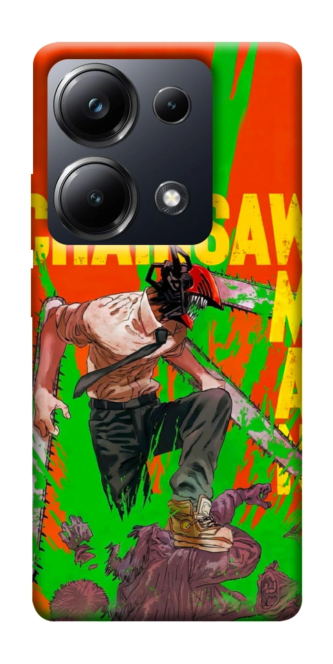 Чехол Chainsaw man для Xiaomi Poco M6