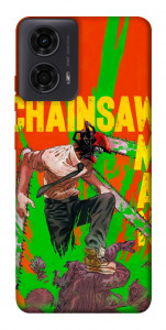 Чохол Chainsaw man для Motorola Moto G24