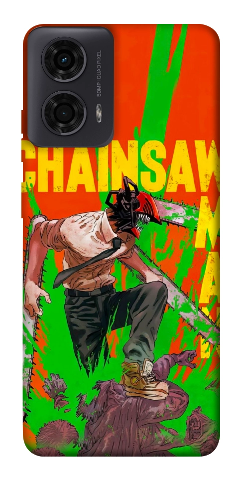 Чехол Chainsaw man для Motorola Moto G04