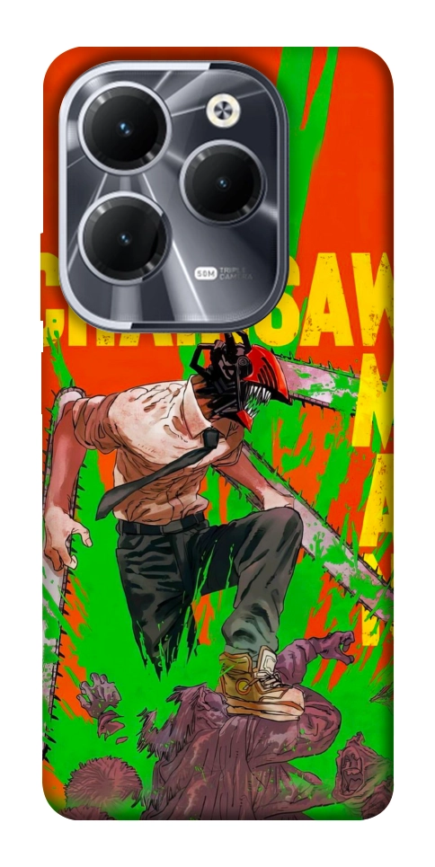 Чехол Chainsaw man для Infinix Hot 40 Pro