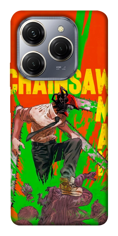 Чехол Chainsaw man для TECNO Spark 20 Pro
