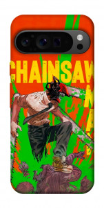 Чехол Chainsaw man для Google Pixel 9 Pro