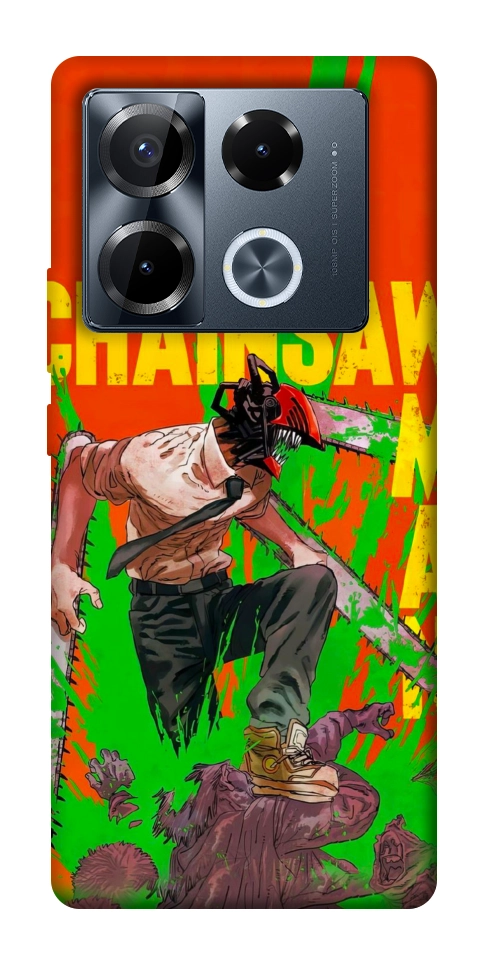 Чехол Chainsaw man для Infinix Note 40 Pro 4G