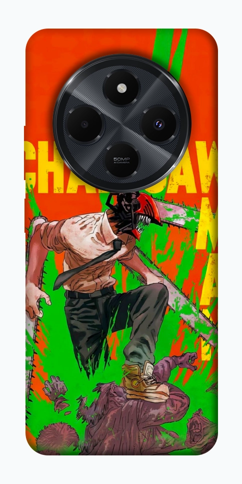 Чохол Chainsaw man для Xiaomi Redmi 14C