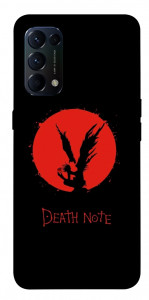 Чехол Death note для Oppo Reno 5 4G