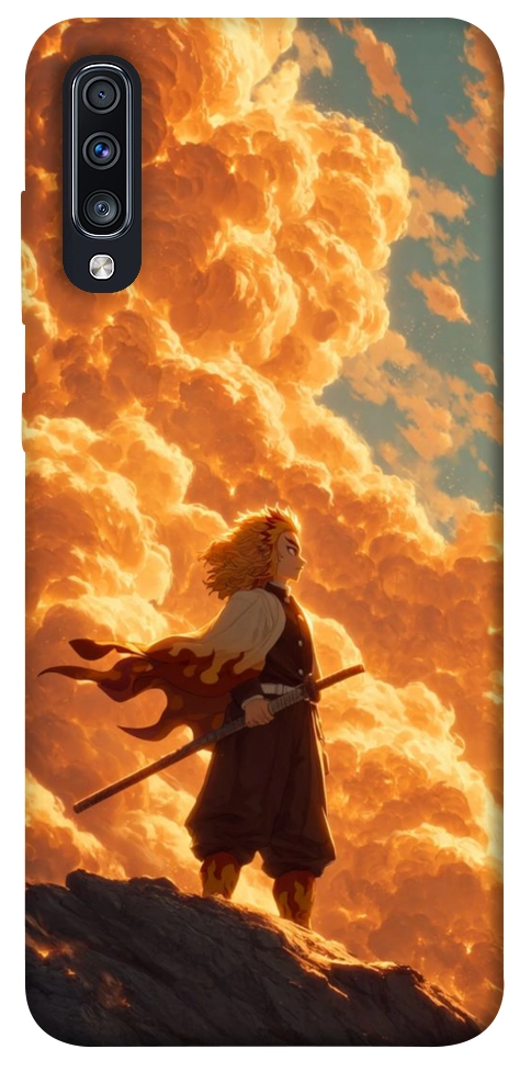 Чехол Demon slayer kyojuro для Galaxy A70 (2019)