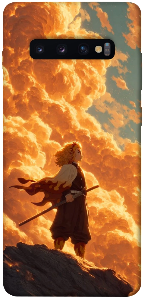 Чохол Demon slayer kyojuro для Galaxy S10 Plus (2019)