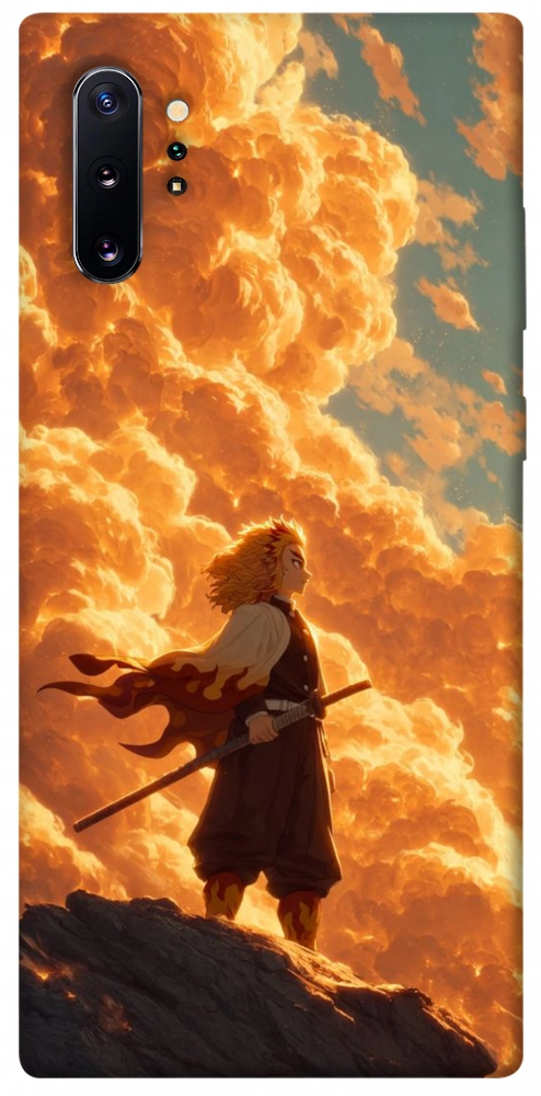 Чехол Demon slayer kyojuro для Galaxy Note 10+ (2019)