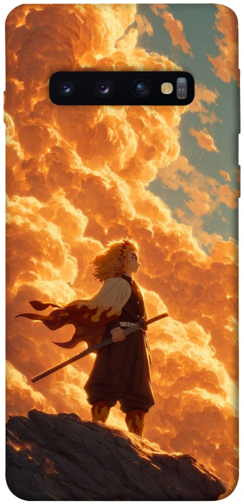 Чехол Demon slayer kyojuro для Galaxy S10 (2019)