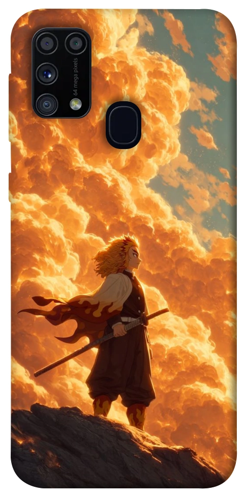 Чехол Demon slayer kyojuro для Galaxy M31 (2020)