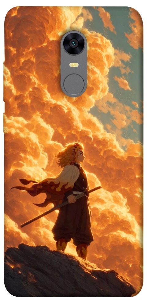 Чохол Demon slayer kyojuro для Xiaomi Redmi Note 5 (Single Camera)