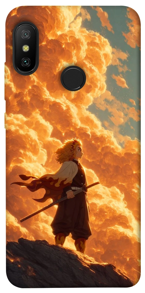 Чехол Demon slayer kyojuro для Xiaomi Redmi 6 Pro