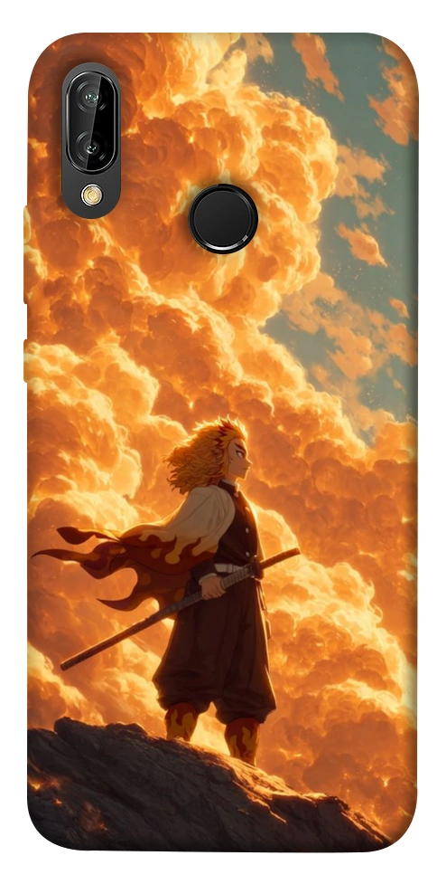 Чехол Demon slayer kyojuro для Huawei P20 Lite