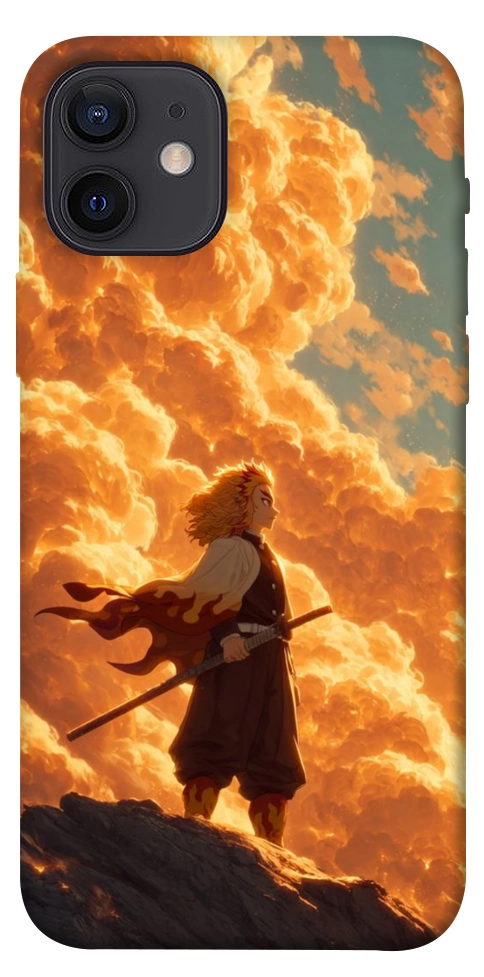 Чехол Demon slayer kyojuro для iPhone 12