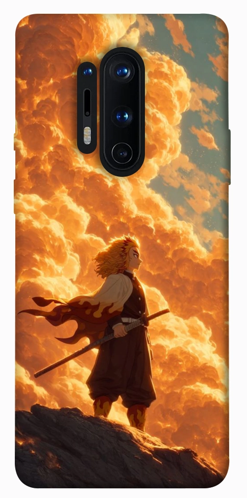Чехол Demon slayer kyojuro для OnePlus 8 Pro