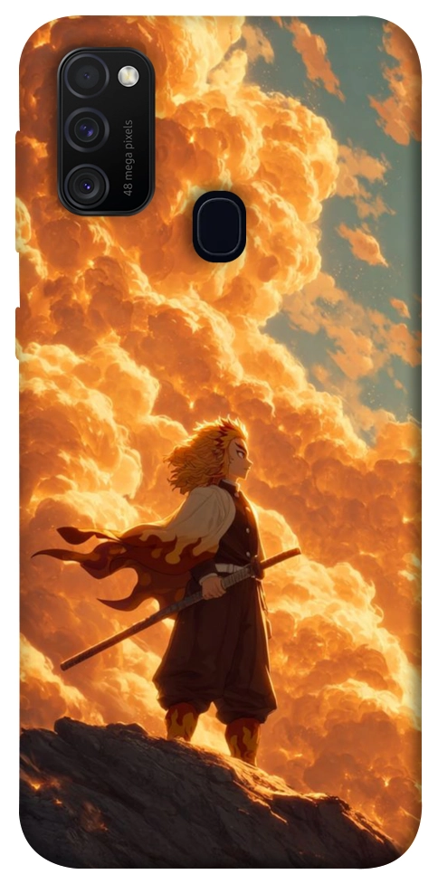 Чехол Demon slayer kyojuro для Galaxy M30s