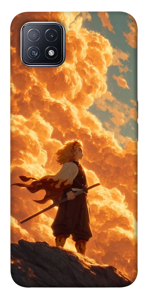 Чехол Demon slayer kyojuro для Oppo A73