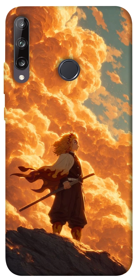 Чохол Demon slayer kyojuro для Huawei P40 Lite E