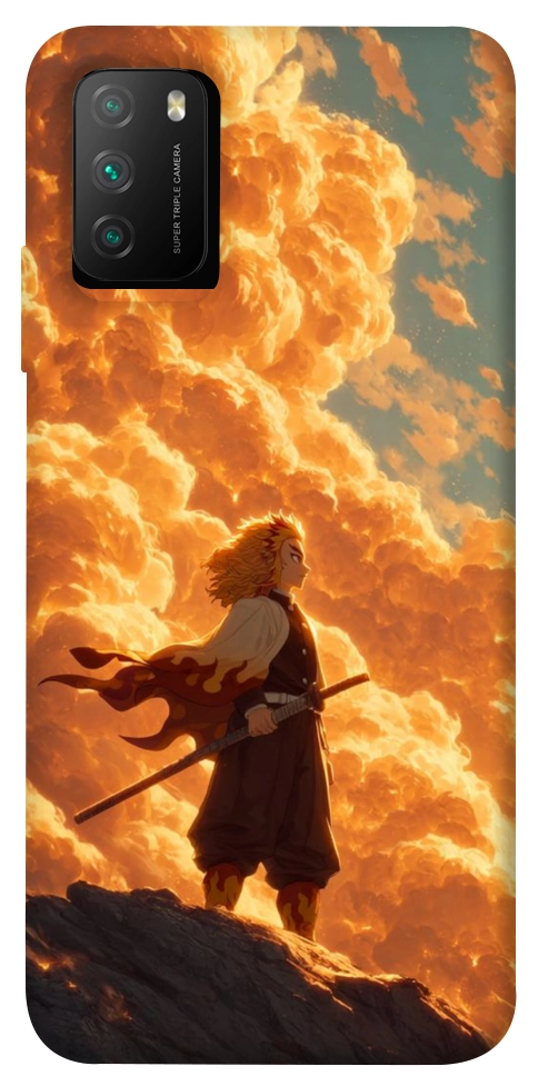 Чехол Demon slayer kyojuro для Xiaomi Poco M3