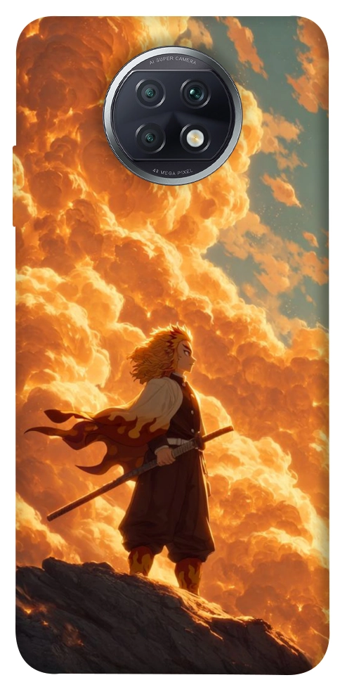 Чехол Demon slayer kyojuro для Xiaomi Redmi Note 9T