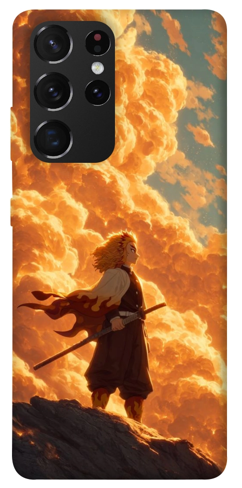 Чехол Demon slayer kyojuro для Galaxy S21 Ultra