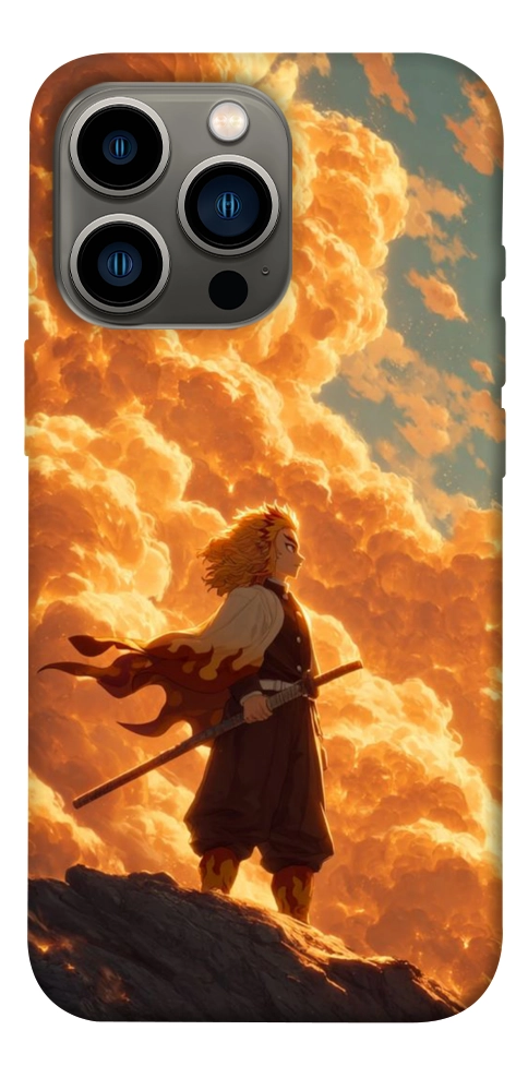 Чохол Demon slayer kyojuro для iPhone 13 Pro