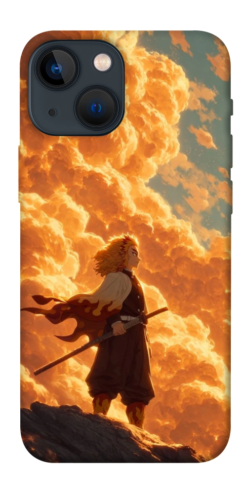 Чехол Demon slayer kyojuro для iPhone 13 mini