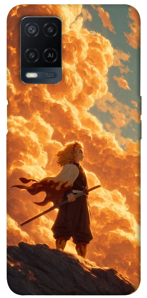 Чехол Demon slayer kyojuro для Oppo A54 4G