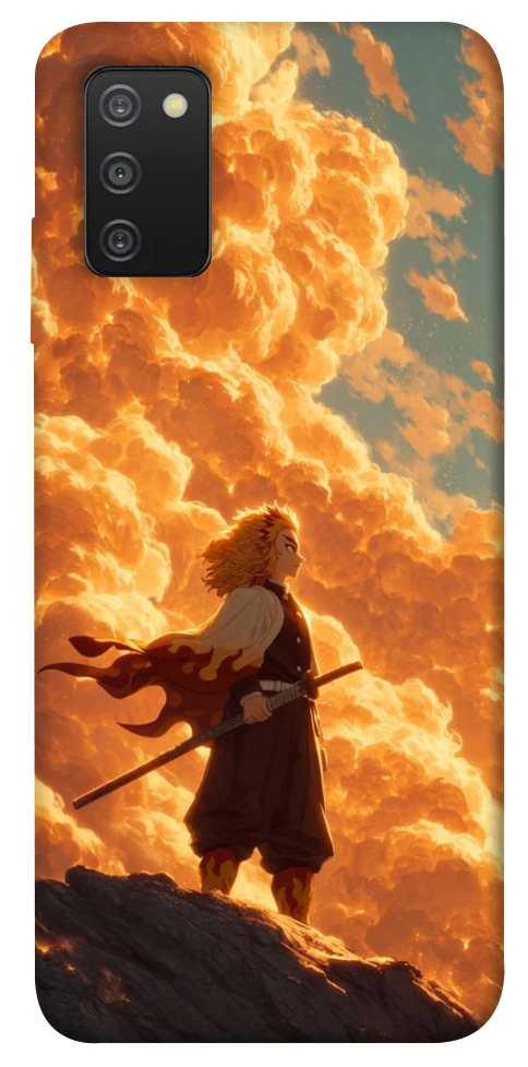 Чехол Demon slayer kyojuro для Galaxy A03s