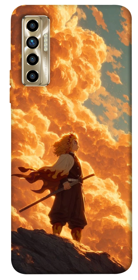 Чехол Demon slayer kyojuro для TECNO Camon 17P