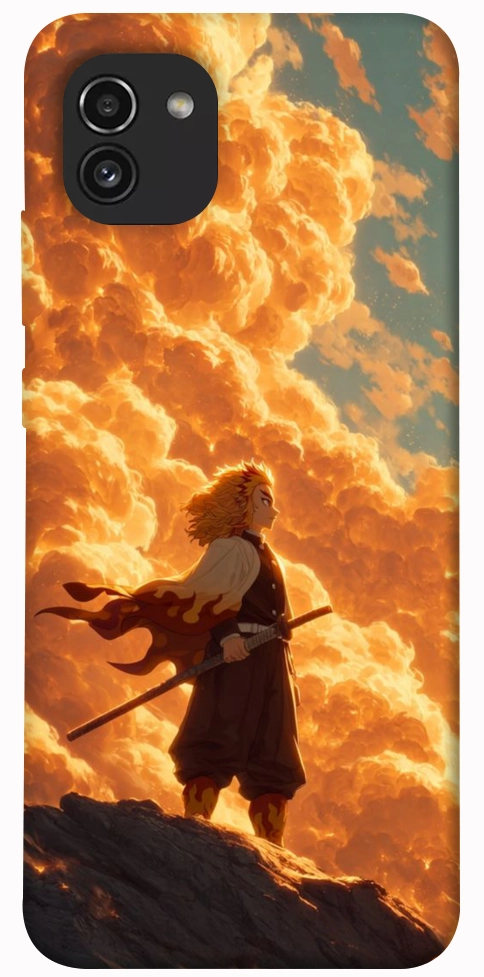 Чохол Demon slayer kyojuro для Galaxy A03