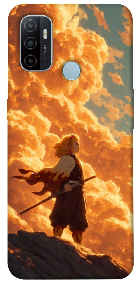 Чехол Demon slayer kyojuro для Oppo A32