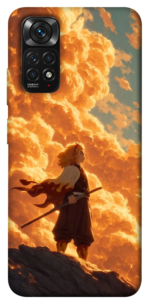 Чохол Demon slayer kyojuro для Xiaomi Redmi Note 11 (Global)