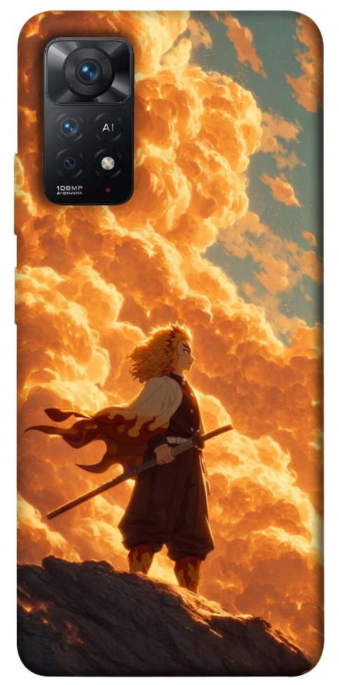 Чохол Demon slayer kyojuro для Xiaomi Redmi Note 11 Pro 5G