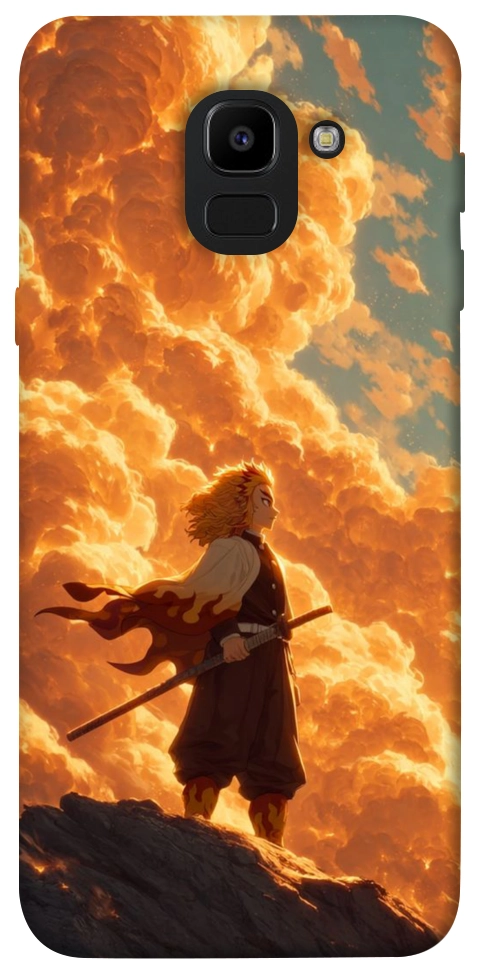 Чехол Demon slayer kyojuro для Galaxy J6 (2018)