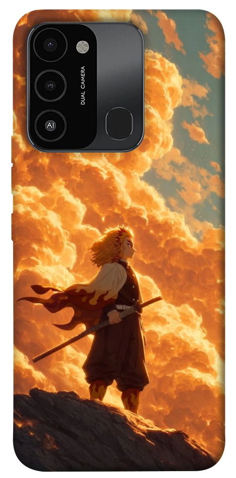 Чехол Demon slayer kyojuro для TECNO Spark Go 2022 (KG5m)