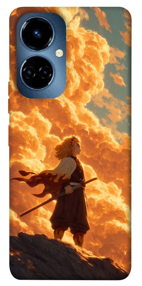 Чехол Demon slayer kyojuro для TECNO Camon 19 Pro (CI8n)