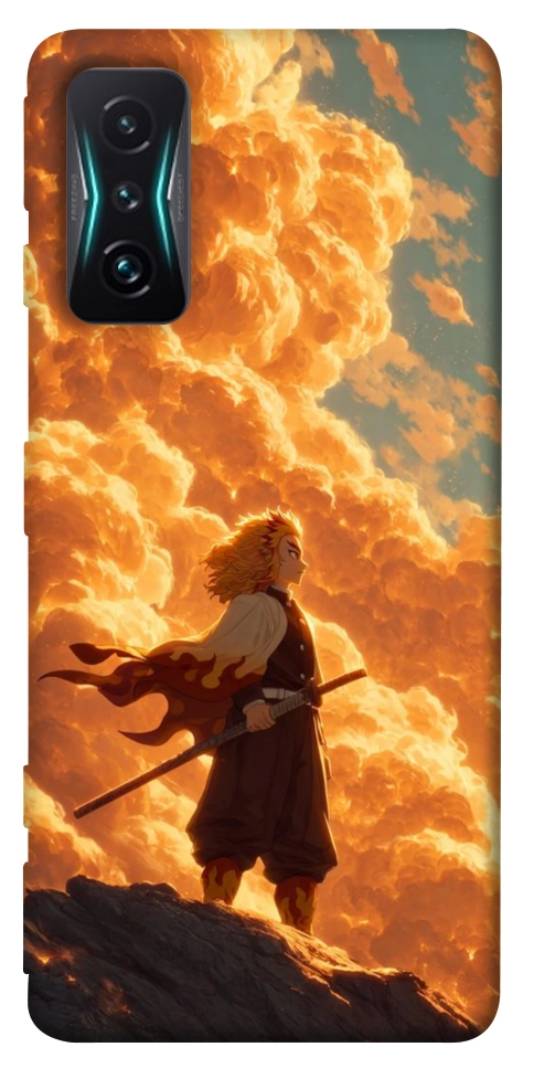 Чохол Demon slayer kyojuro для Xiaomi Redmi K50 Gaming