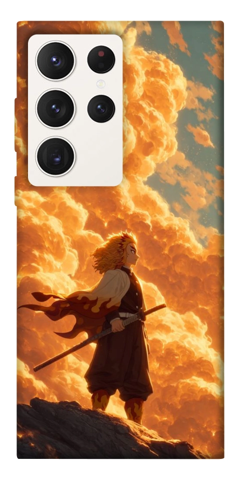 Чохол Demon slayer kyojuro для Galaxy S23 Ultra