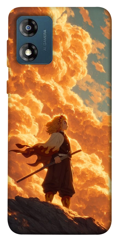 Чехол Demon slayer kyojuro для Motorola Moto E13