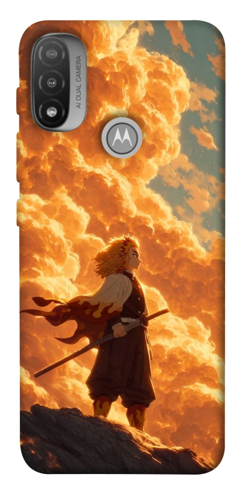 Чехол Demon slayer kyojuro для Motorola Moto E20