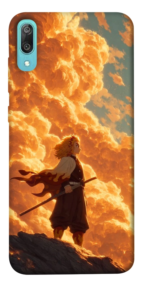 Чехол Demon slayer kyojuro для Huawei Y6 Pro (2019)