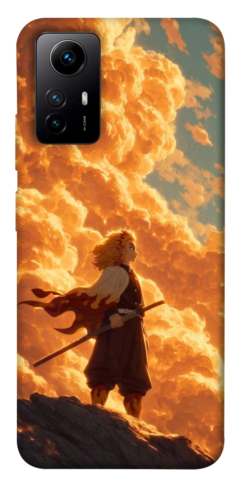 Чехол Demon slayer kyojuro для Xiaomi Redmi Note 12S