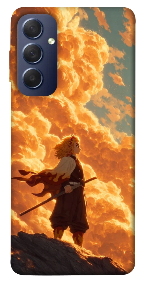 Чехол Demon slayer kyojuro для Galaxy M54 5G
