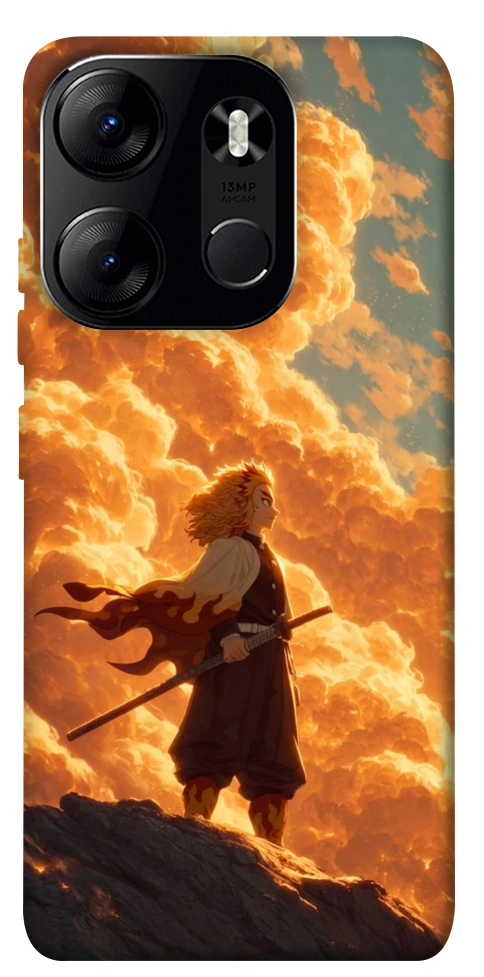 Чехол Demon slayer kyojuro для Tecno Spark Go 2023