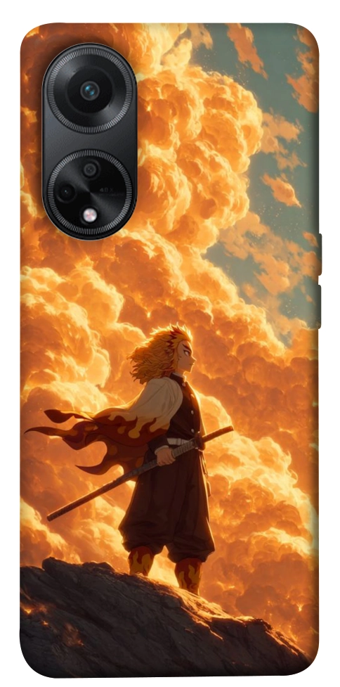 Чохол Demon slayer kyojuro для Oppo A58 4G