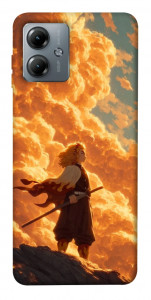 Чехол Demon slayer kyojuro для Motorola Moto G14